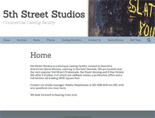 Tablet Screenshot of 5thstreetstudios.net